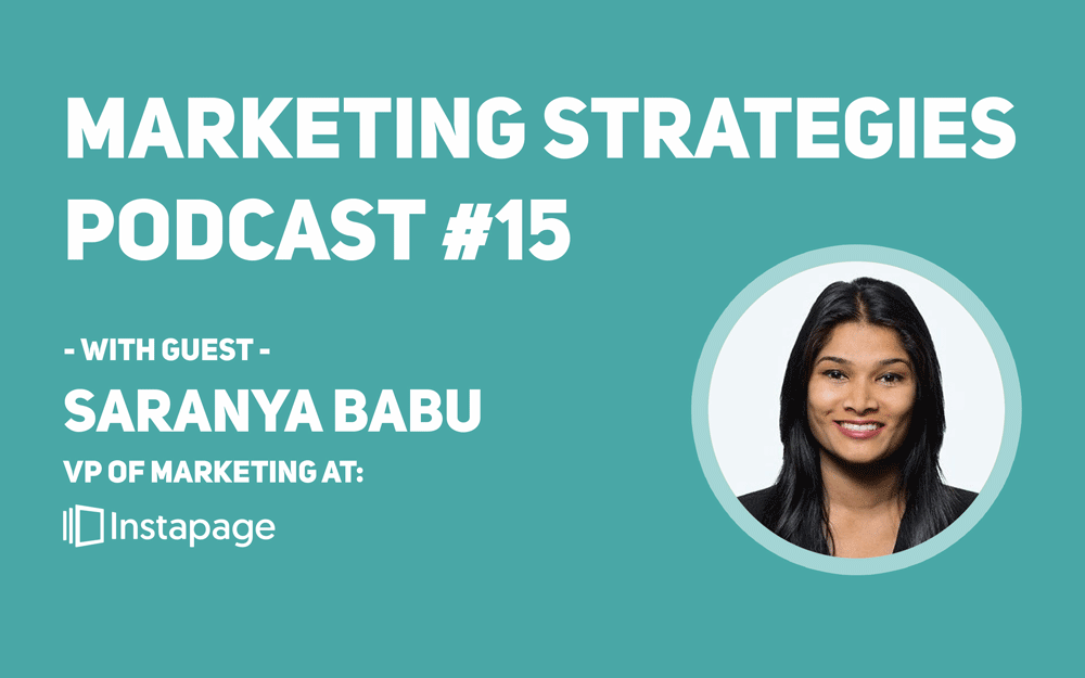 Saranya Babu Vice President of Marketing at Instapage